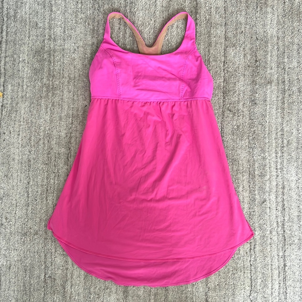 fun + flirty bright pink lulu tank!